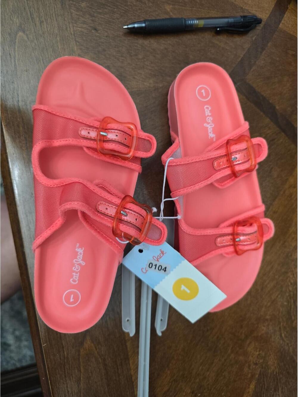 Size 1 brand new girl, sandals from target item 104 bin 12